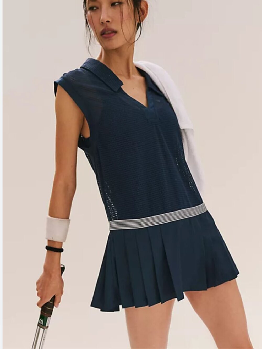 NWT Free People Sunshine Day Set in Midnight Navy